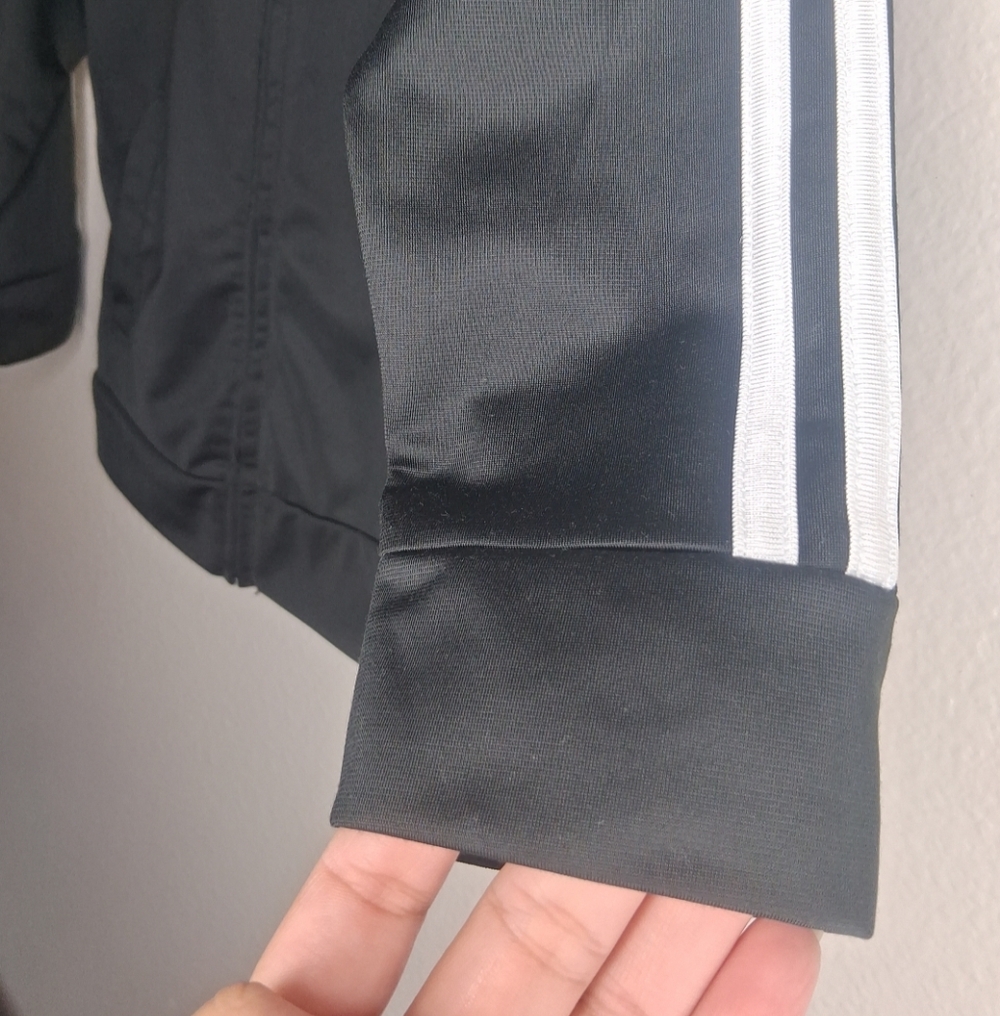 Adidas Black Kids Boys 6 Years Lightweight Jacket Pockets Classic Sporty School - Picture 7 of 13